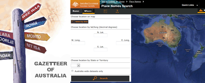 Gazetteer of Australia