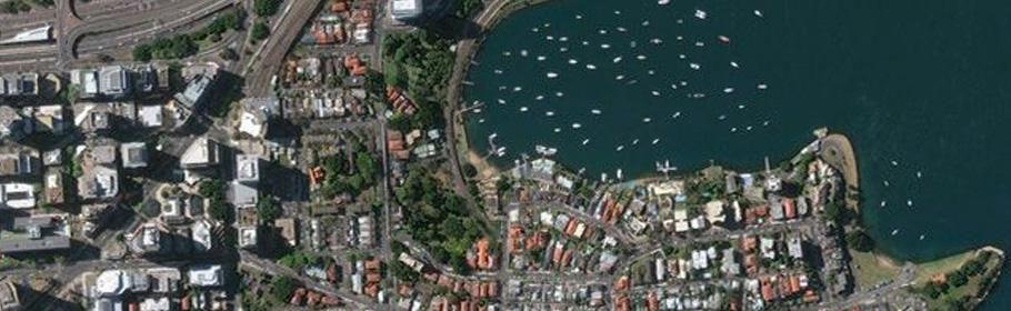 Aerial photograph of Sydney